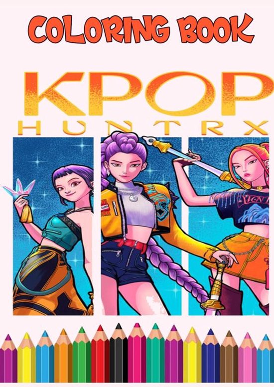 K-Pop Demon Hunters Coloring Book - cover