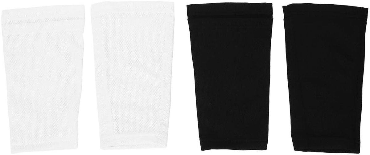 2 Paar Antislip Ademende Voetbalscheenbeschermers voor Sport, Ideaal voor Voetbal en Training