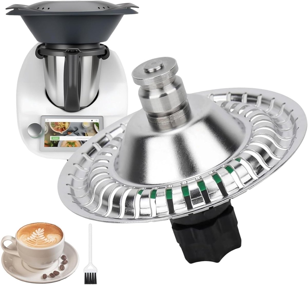 Melkopschuimer Accessoire voor Thermomixer TM5 TM6, Keukenmachine Onderdelen voor Romige Melkschuim en Koffiecreaties