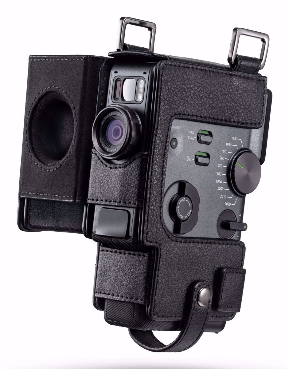 Fujifilm – Instax Mini EVO Cinema – Camerahoes – Zwart – Semi-stijve
