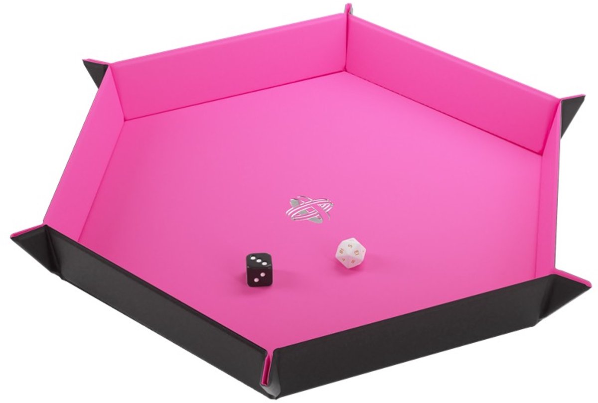 Dice Tray Magnetic Hexagonal: Roze - Accesoires