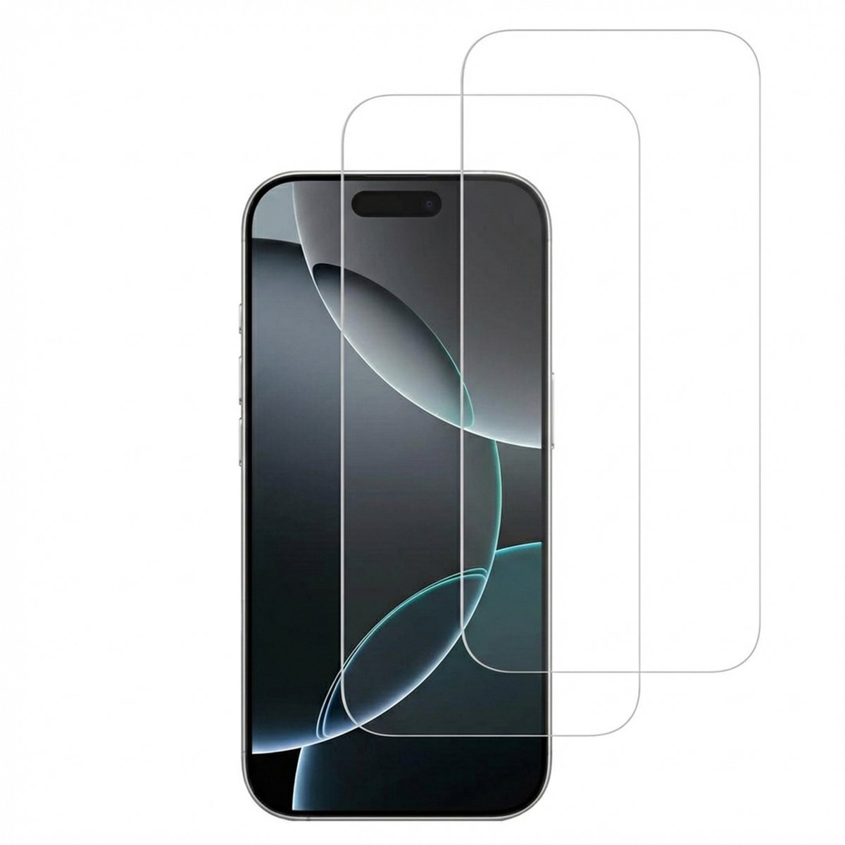 Accezz Screen protector - Geschikt voor Apple iPhone 17 Air - 2 pack glass screenprotector