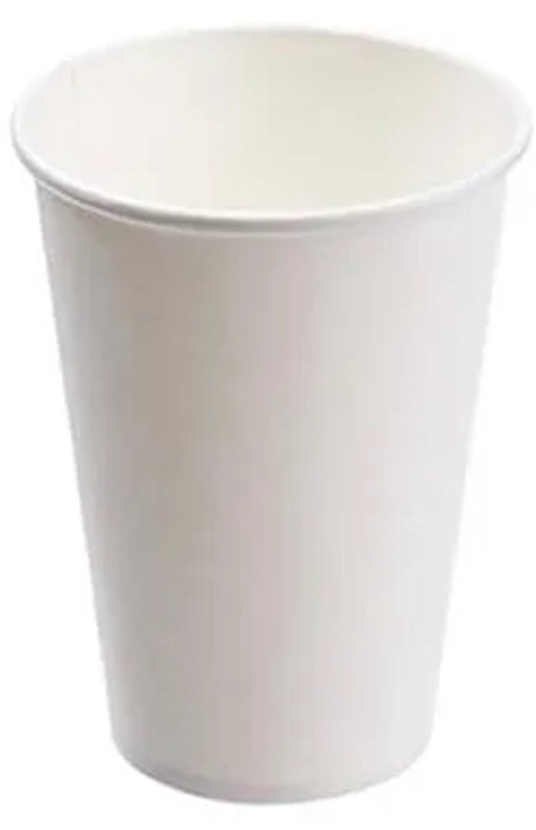 Koffiebeker Wit 10gr PE Coating – 2500 x 180cc