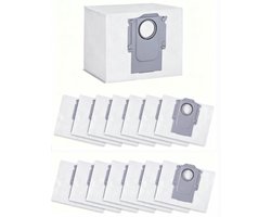 15 Stuks Stofzakken voor Roborock S8+/S8 Pro Ultra/S7 MaxV Ultra/Q7 M5+/L5+/Max+/Q8 Max+/Q5 Pro+/Q5 Max+/Q10 S5+/X5+ Stofzuiger, Reservezak, Accessoires, Stofzuigerzakken, Reserveonderdelen