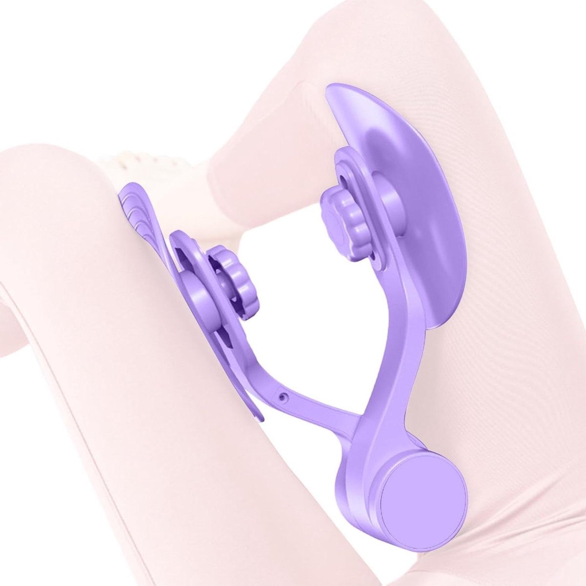 Beentrainer Thuis - Fitness Clip - Onderlichaam Trainen - 360 Rotatie - 30 x 25 x 14 cm - Paars