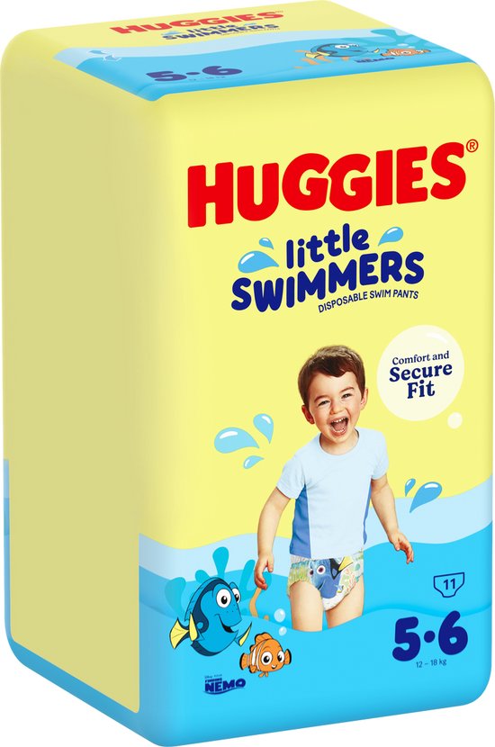 Huggies Little Swimmers - zwemluiers - maat 5/6 - (12 tot 18 kg) - voordeelverpakking - 33 stuks