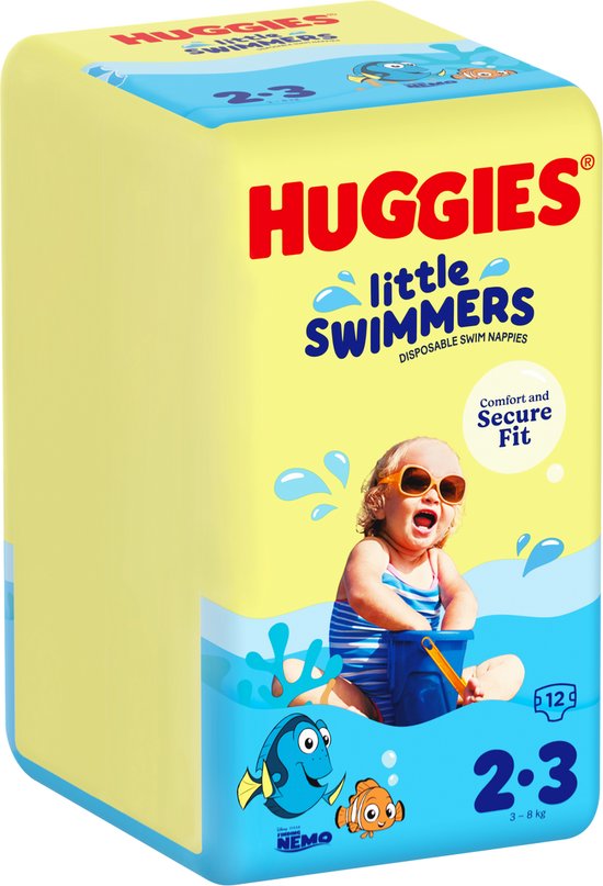 Huggies Little Swimmers - Culottes de bain - Taille 2/3 x3 pièces