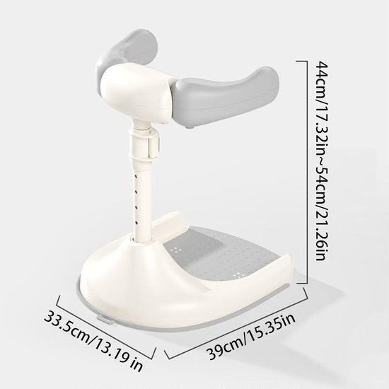 Baby Douche Standaard - Bad Hulpmiddel - Veilig Baden - In Hoogte Verstelbaar - Opvouwbaar Ontwerp - Enkel — afbeelding 5