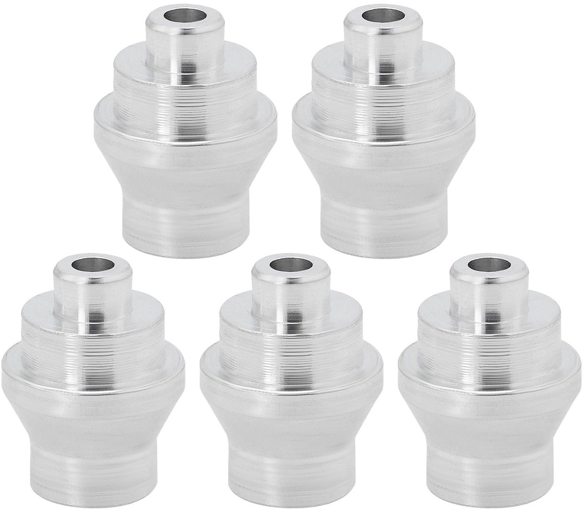 Dailygoods- Remhulzen Aluminiumlegering - 5 Stuks - 7mm Binnendiameter - Geschikt voor Opvouwbare Fiets/Racefiets - Duurzaam - Eenvoudige Installatie - Kabelstopper