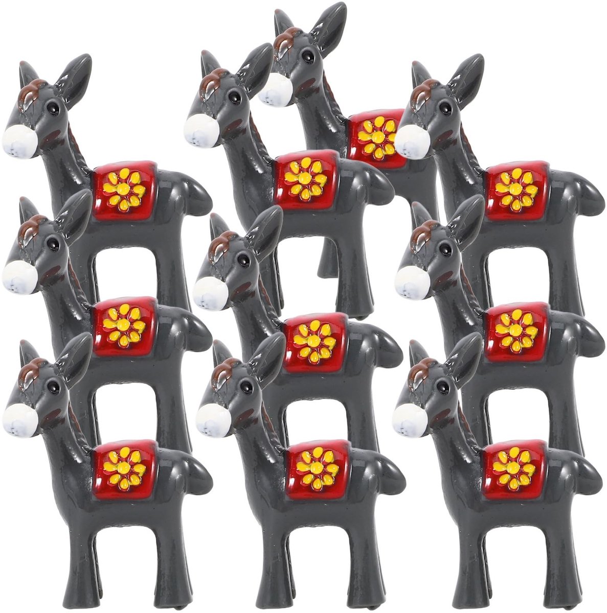 Dailygoods- Tuinfiguur 20 Stuks - Hars Ornamenten - Miniatuur Figuren - Tuindecoratie - Landschapsornament - Robuust en Lichtgewicht - Miniatuurfiguren