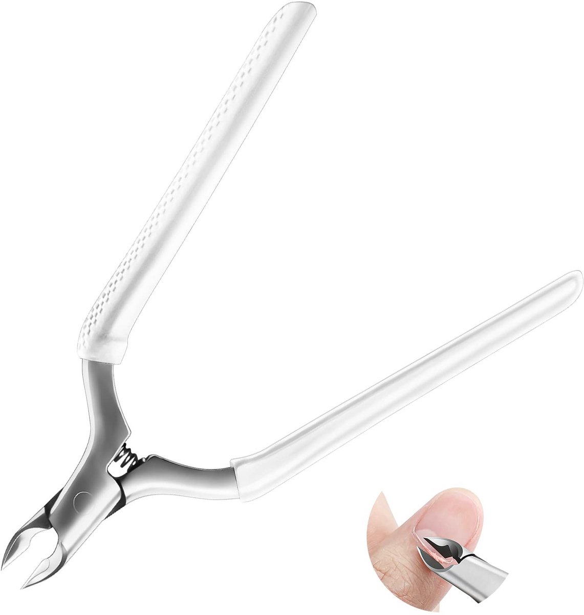 Dailygoods- Nagelriemtang Professioneel - Scherpe Huidtang - Antislip Handgreep - Roestvrij Staal - Nauwkeurige Verwijdering - Duurzaam en Gemakkelijk te Reinigen