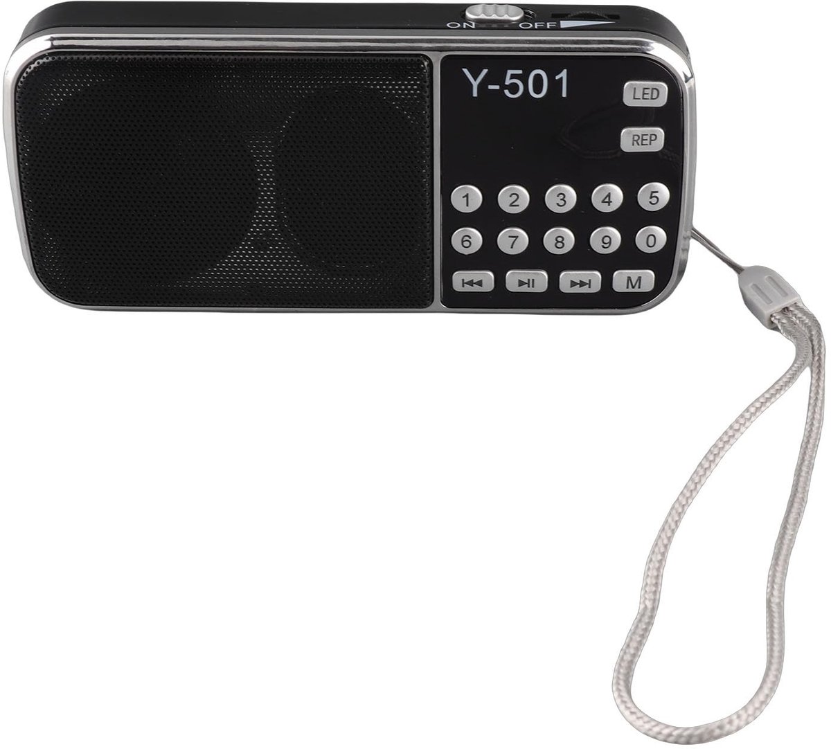 Dailygoods- Digitale Radio Draagbaar - FM-Radio - MP3-Speler - Krachtige Luidspreker - USB/TF/AUX - Slagvast ABS-Materiaal - Portable Speaker