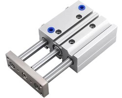 Geleidingscilinder - Pneumatische cilinder - Machinebouw - Drie assen - 32mm boring - Metaal