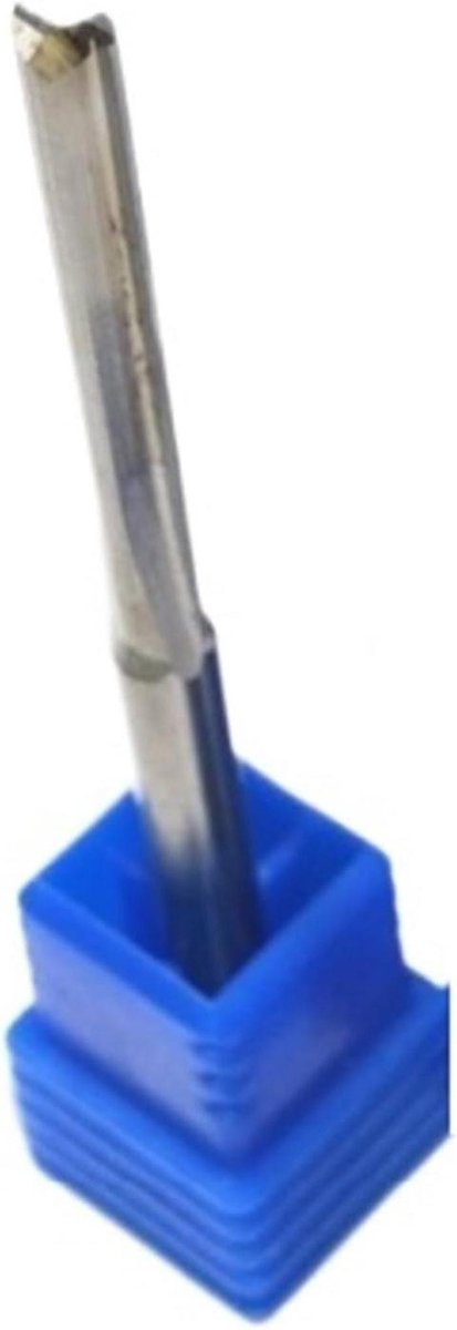 Carbide Freeset - Metaal Frezen - Houtbewerking - 2 Snijvlakken - 4 mm - Zilverkleurig