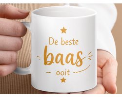 Mok De beste baas ooit | Grappig Baas Cadeau | Afscheidscadeau Manager | Verjaardagscadeau Chef | Bedankje voor Directie Mok