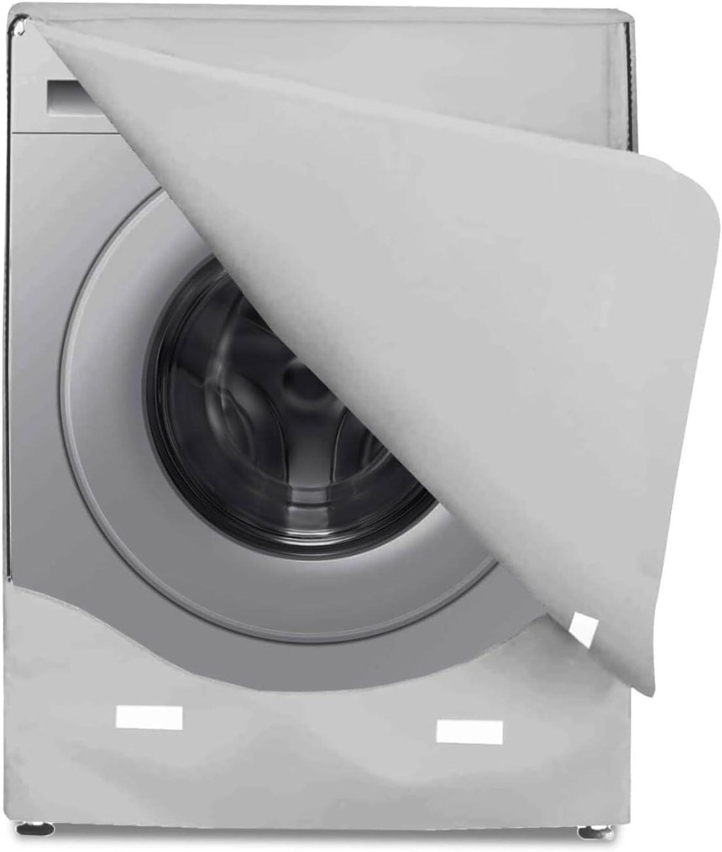 Wasmachinehoes Buiten Drogerhoes Waterdicht Apparaat Beschermen Volledige Afdekking 60 x 60 x 85 cm Zilver
