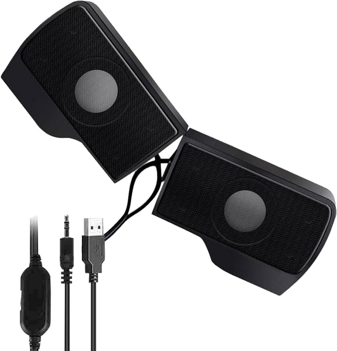 Desktop Luidspreker - Externe Geluidsbox - Verbetert Geluid - Clip-on Montagesysteem - Compact Formaat - Veelkleurig