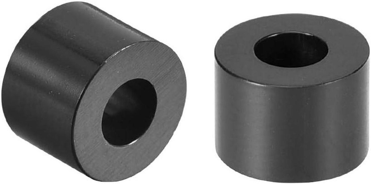 Afstandsschijven Rond - Spacing Bushing - 3D Printer Onderdelen - ABS Materiaal - 250 Stuks - Zwart