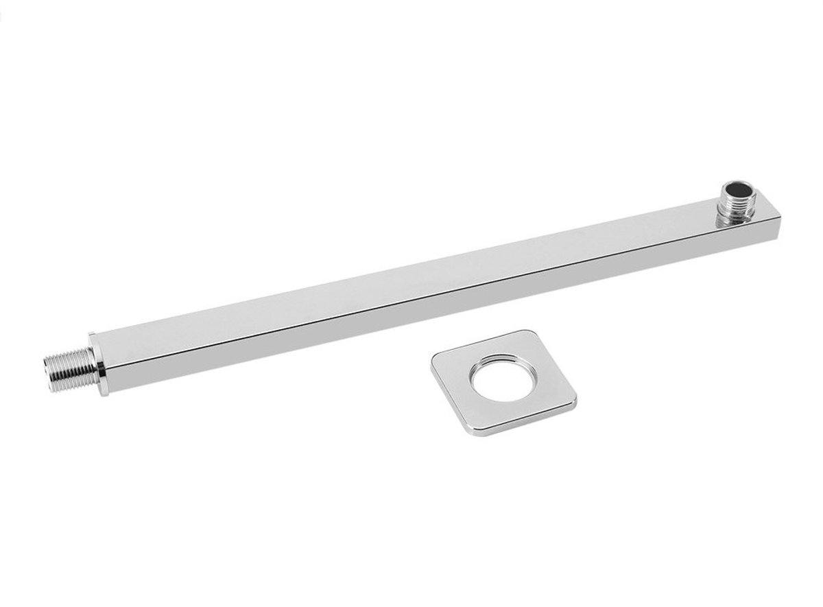 Dailygoods- Douche Verlengarm 35 cm - Roestvrij Staal - Wandmontage - Badkamer Bevestiging - Regendouche - Hoogwaardige Constructie - Douchearm