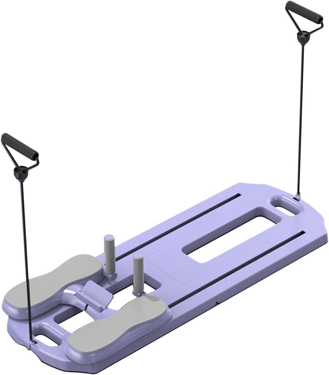 Pilates Board - Reformer Board - Thuis Workout - Opvouwbaar Ontwerp - 102 cm - Blauw