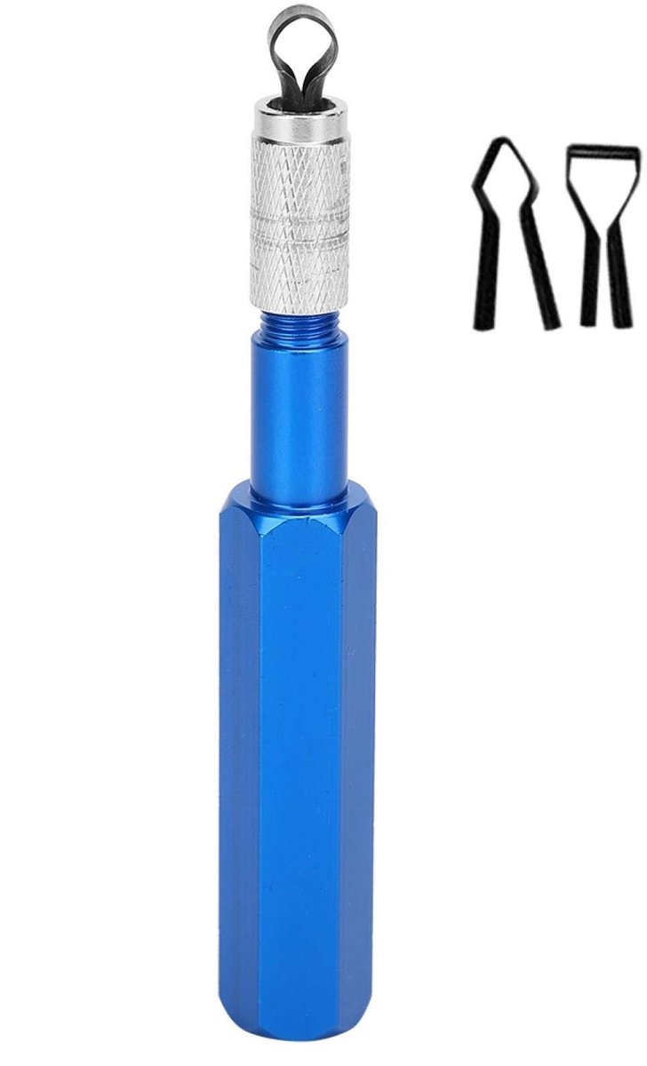 Dailygoods- Vloerrandlasapparaat - Elektrode Leveler - Aluminiumlegering - Drie Messen - Hogesnelheidsstaal - Totale Lengte 130 mm - Vloerafschuiver