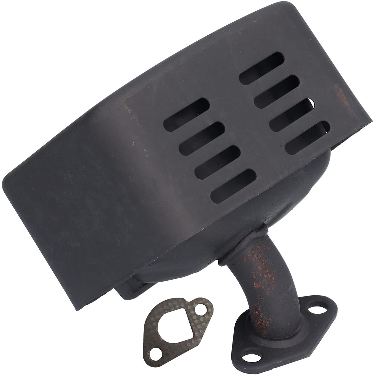 Dailygoods- Uitlaatdemper Roestvrij staal - Power-demper - Generator/waterpomp - Flexibel gebruik - Geschikt voor GX120/GX160/GX200 - Stillere werkomgeving - Geluiddemper
