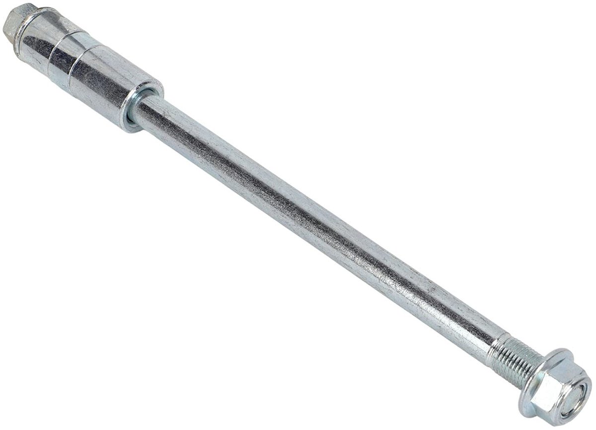 Dailygoods- Wielas 12mm 230mm - Achteras - Vervangingsonderdeel - Geschikt voor PIT PRO Trail - Verbeterde stabiliteit - Technische ondersteuning beschikbaar - As