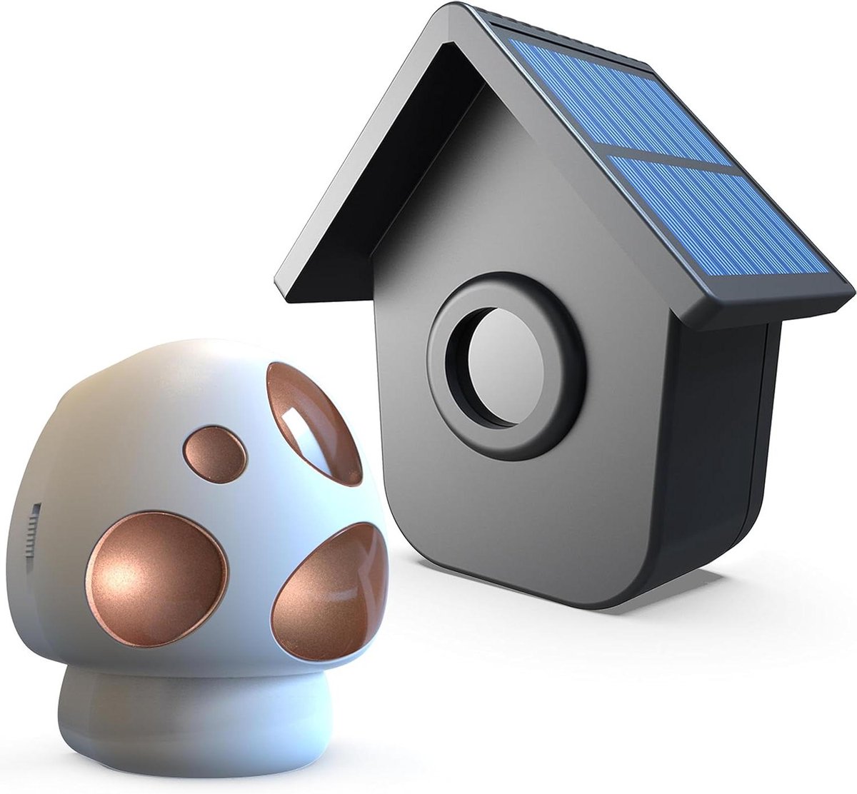 Oprit Alarm - Draadloze Sensor - Buiten Beveiligen - Werkt op Zonne-energie - 1/2 Mijl Bereik - Zwart