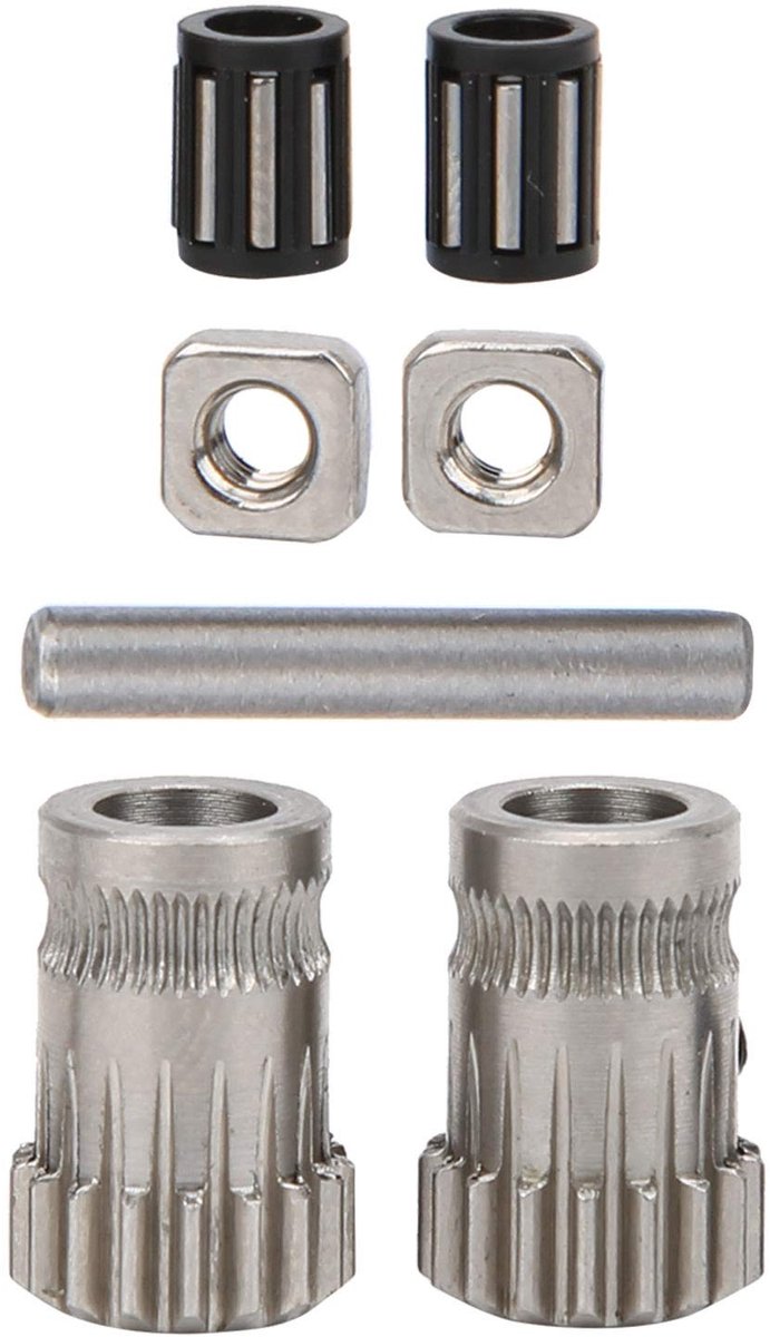 Dailygoods- 3D Printerpoelie Verbeterde Lagere - Compatibel met PRUSA I3 MK2/MK3 - Duurzame Materialen - Betrouwbaarheid - Eenvoudige Installatie - 3D-printeronderdelen
