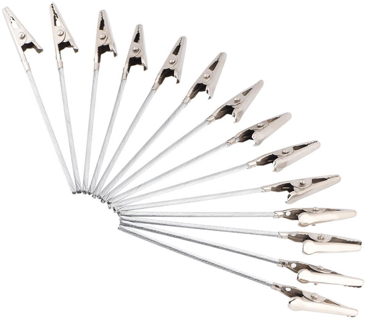 Dailygoods- Draadclip 50 Stuks - Kaarthouder - Foto Clips - DIY Craft - Memo Clip - Decoratie - Geschikt voor doe-het-zelf - Notitiehouder