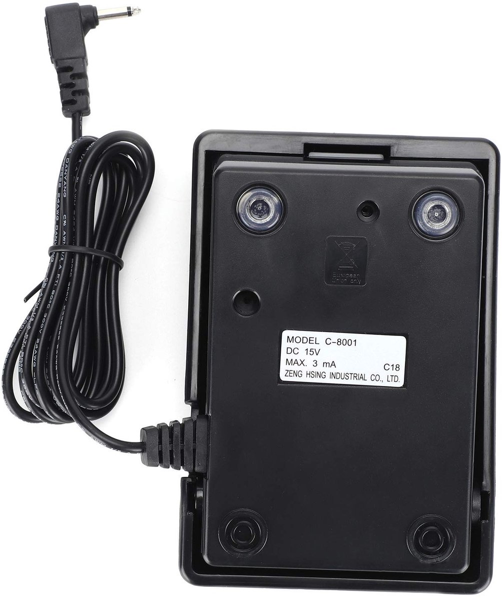 Dailygoods- Naaivoetpedaalcontroller - Voetschakelaar - Naaiaccessoires - Betrouwbare oplossing - Sterke constructie - Veelzijdige compatibiliteit