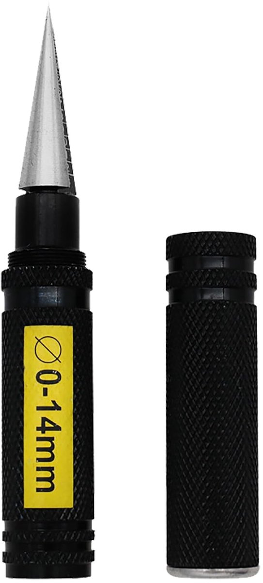 Dailygoods- Gatmodel RC Perforator - Lichtgewicht - Hoogwaardige Staal - Schaalverdeling 0 tot 14 mm - Voor Modelschaal - Handig voor Doe-het-zelvers