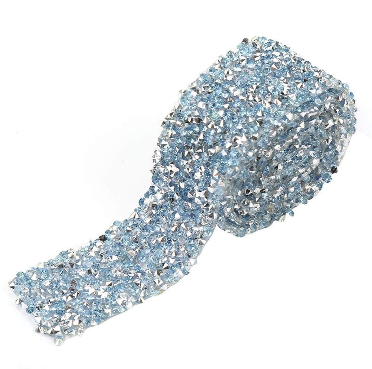 Dailygoods- Mesh Lint 3 cm Breedte - Decoratie Lint - Bruiloft - Haaraccessoires - Handgemaakte Decoraties - Hot-fix Methode - Decoratielint