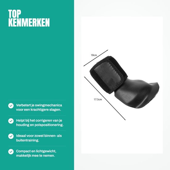 Cosensi - Dailygoody - Golf Swing Trainer - Swingfixatie - Verbeter je swingmechanica - Gouden polstrainer - Houdingscorrectie - Voor beginners - Inclusief van Cosensi — afbeelding 2