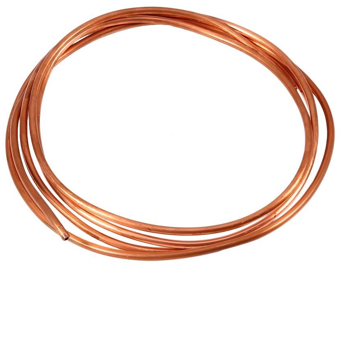Dailygoods- Koperbuis 2M - OD 4mm - ID 3mm - Zachte Buis - Voor Plomberie - Voor Generatoren - Flexibel en Snijdbaar - Tuyau