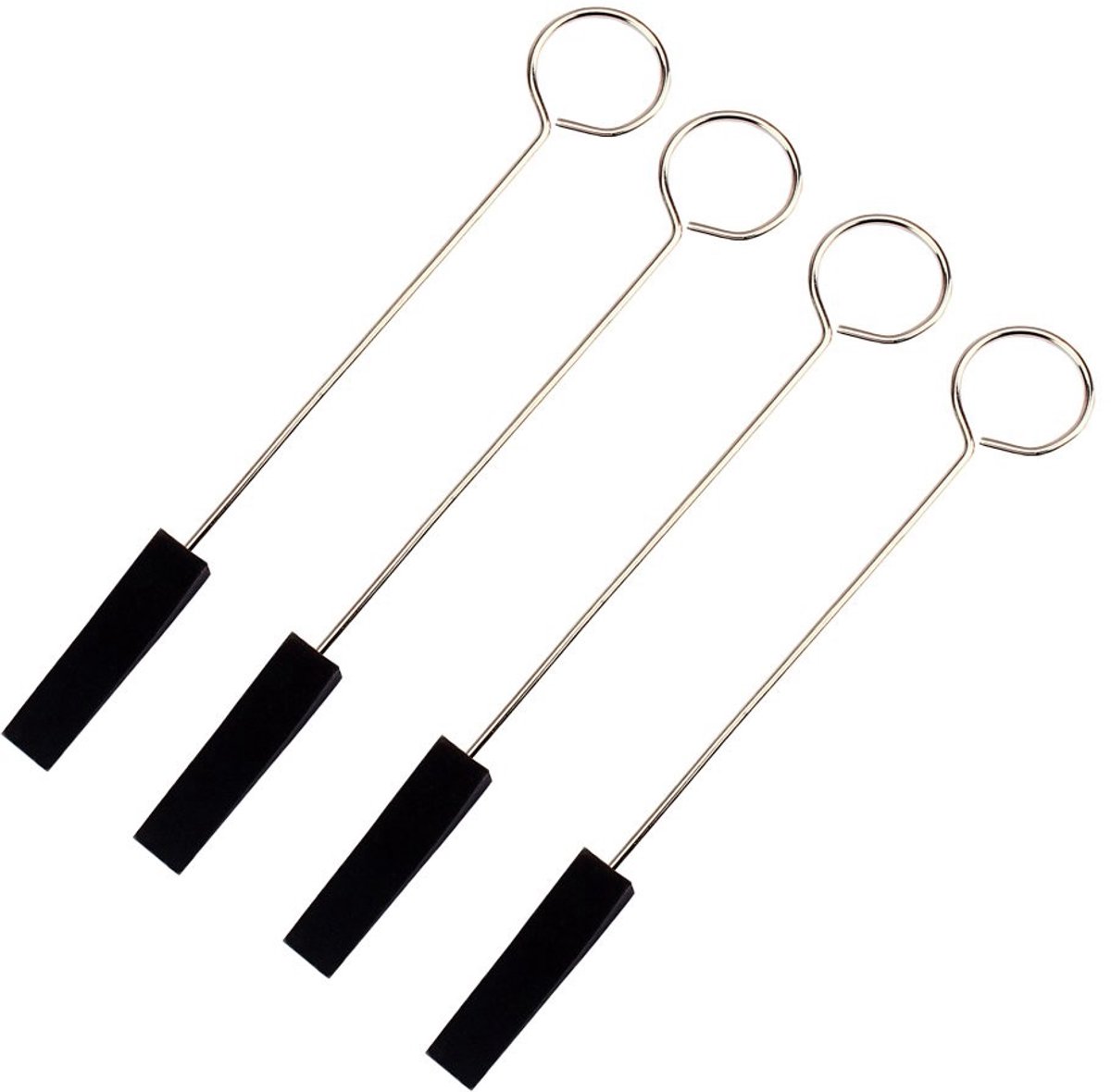Dailygoods- Pianodempers Professionele Onderhoudskit - 4 Stuks Rubber - Handgrepen - Tuning - Dempers - 1,2 x 48 mm