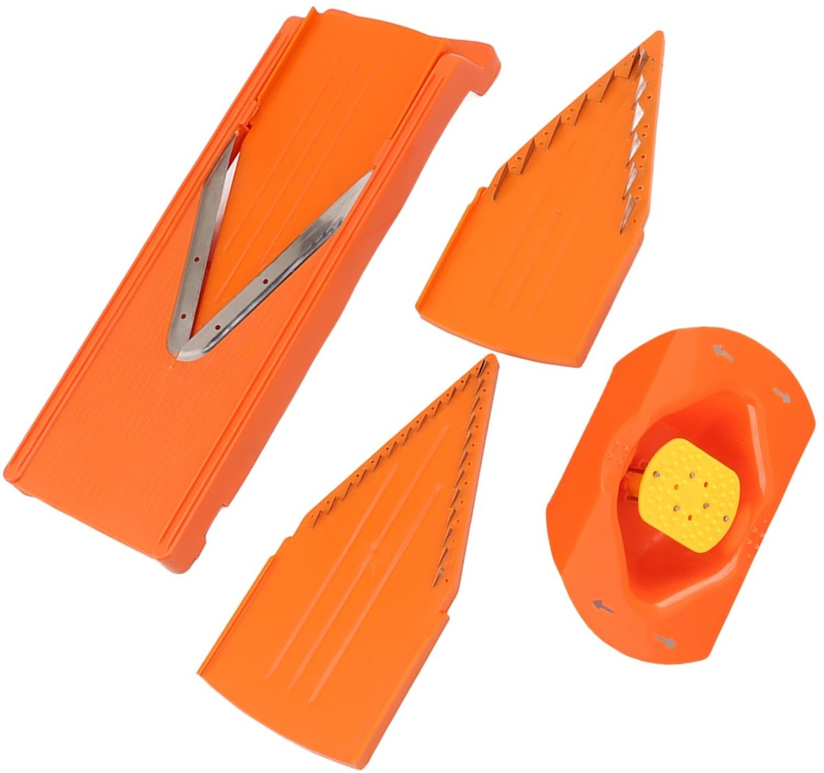 V-blade Handmatige Mandoline Snijder voor Groenten en Kaas - Veilig en Duurzaam