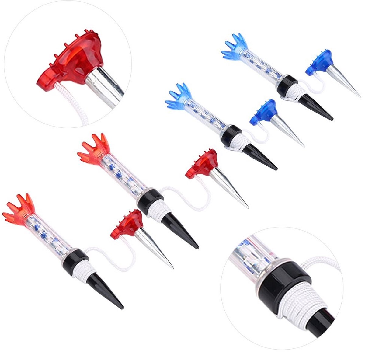 Dailygoods- Golf Tee Set - 4 Stuks - Magnetisch - Flexibel - Duurzaam - Lichtgewicht - Geschikt voor Training - Golf Accessoires