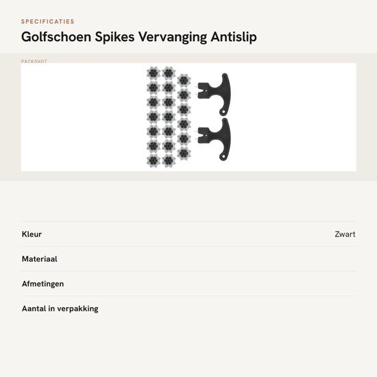 Dailygoods- Golfnoppen 20 Stuks - Antislip - Vervanging Golfspikes - TPU - Schokabsorberend - Duurzaam - Eenvoudig Te Vervangen van Dailygoods — afbeelding 3