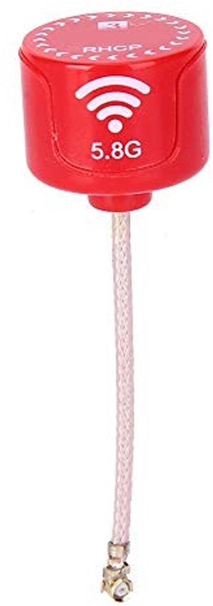 Dailygoods- Antenne 5,8 GHz 3 dBi Hoge Gain - RHCP - UFL/MMCX Connector - FPV Drone Accessoire - Laag Stroomverlies - Eenvoudig te Installeren