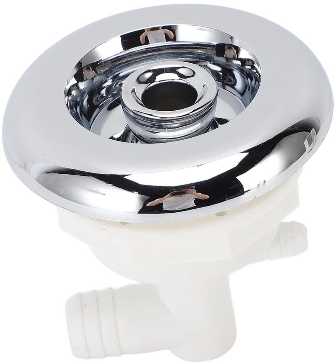 Dailygoods- Spa Jet - Verbeterde Waterrecreatie - Massage Mondstuk - Roestvrij Staal - Geschikt voor Spa/Hydrotherapiepool - Afmetingen 100 x 98 mm - Badjet