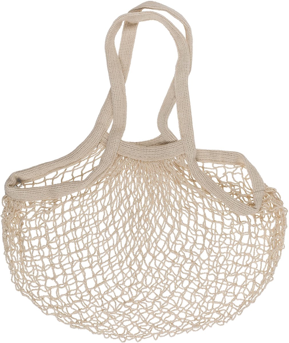 Dailygoods- Boodschappentas herbruikbaar 100% katoen - Boodschappennet - Strandtas - Draagkracht 15 kg - Afmetingen 40 x 60 cm - Milieuvriendelijk - Herbruikbare Tas