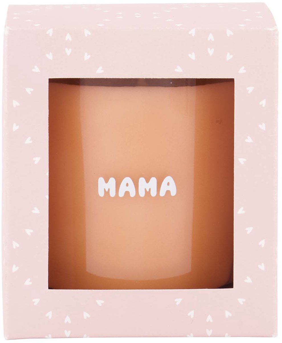 Zusss Geurkaars Glas In Doosje Mama - Light Pink - Ø8x9cm