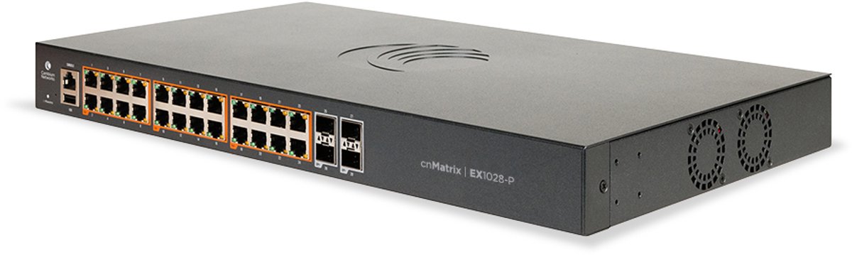 Cambium Networks EX1028-P Managed L2/L3 Gigabit Ethernet (10/100/1000) Power over Ethernet (PoE) 1U Grijs