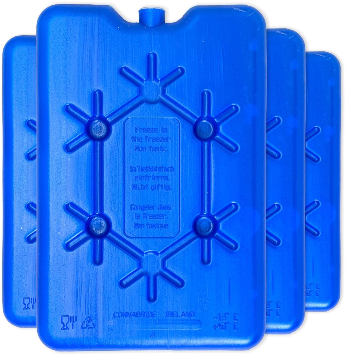 Dailygoods- Koelelementen 200ml - Herbruikbare Koelelementen voor Koelbox/Koeltas - Voedselveilige Kunststof - Hoge Koelprestaties tot 10 Uur - Duurzaam en Eenvoudig te Reinigen - Koelpacks