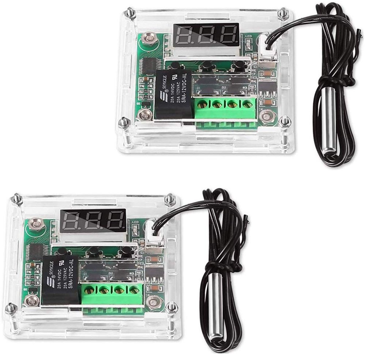 Dailygoods- Temperatuurregelaar Digitale Module - Temperatuurmeter - NTC Sensor - Schakela