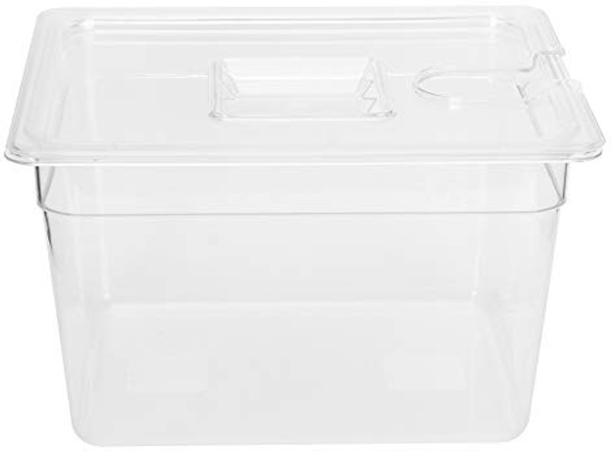 Dailygoods- Sous Vide-container 11L - Opvouwbaar Scharnierend - Deksel - Culinaire Precisie - Handig voor Sous Vide Circulator - Ruime Capaciteit - Kookcontainer