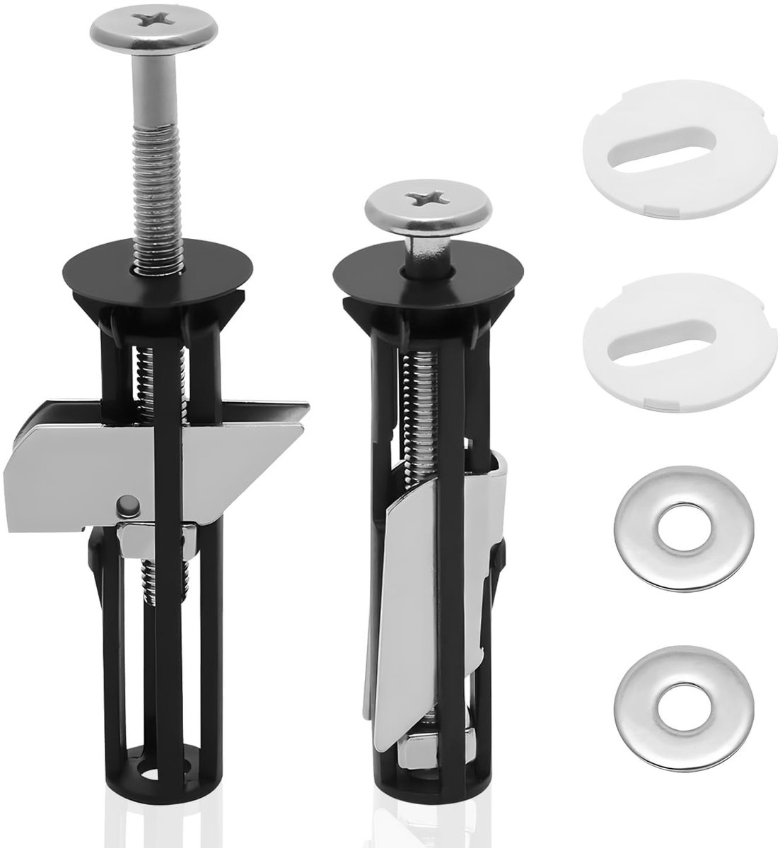 Dailygoods- Toiletbrilbevestigingsset - Heavy Duty - Universele Vervangset - Toiletbrilfittingen - Toiletbrilbouten - Roestbestendig - Eenvoudige Installatie