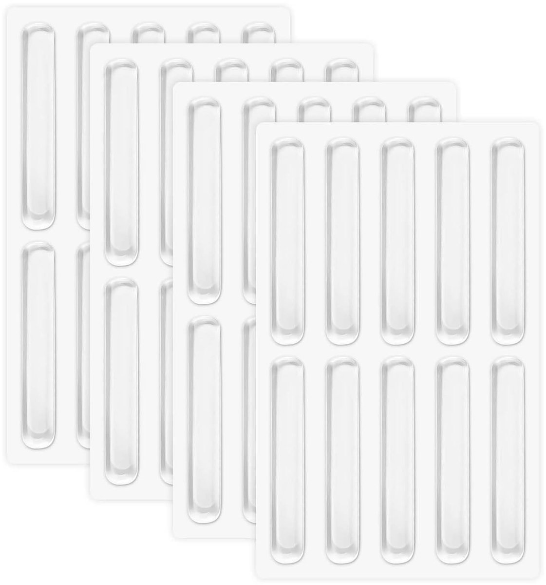 Dailygoods- Meubelbumpers 40 Stuks - Transparante Siliconen Pads - Zelfklevend - Waterdicht - Krasbestendig - Geluiddempend - Meubelkussens