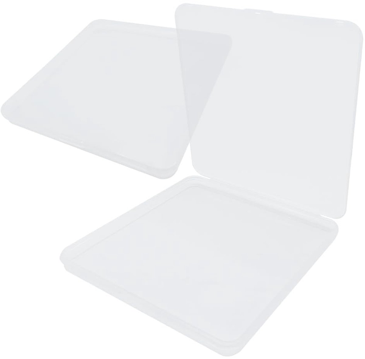Dailygoods- Opbergdozen Transparant - Kunststof Dozen met Deksel - 2 Stuks - Kralen/Sieraden/Pillen - Lichtgewicht - Grote Capaciteit - Opbergbox